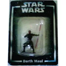 Coleção Star Wars Darth Maul Foto Real Metal Chumbo