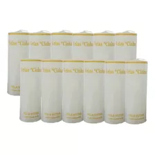 Kit 10 Velas Votivas 7 Dias Branca 235g