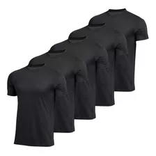Kit 5 Camisa Proteção Uv Camiseta Dry Fit Anti Suor Termica