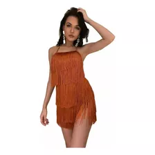 Mono Halter En U Con Flecos De Espalda Abierta Con Nudo Zm