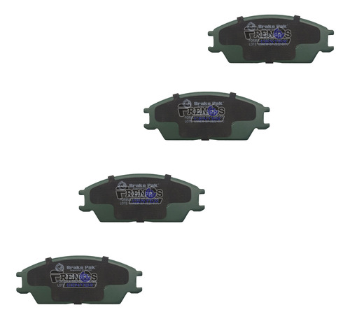 Pastilla Freno Del Brake Pak Para Hyundai Verna Foto 4