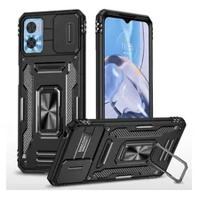 Funda Para Moto E22 / E22i Tapa Deslizante + Mica 9d