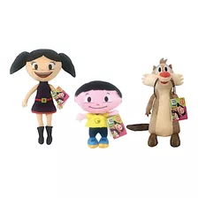 Bonecos Show Da Luna Pelucia Multikids Kit C/ 3 Personagens