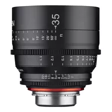 Lente Rokinon Xeen Xn35-pl 35 Mm T1.5 Para Pl Mount Pro