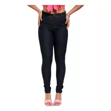 Calça Jeans Feminina Skinny Com Lycra Cintura Alta