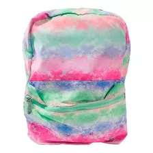 Mochila Tie Dye Fs Alça E Interior Cores Cor Verde-claro