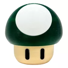 Honguito Mushroom Verde - Holder - Súper Mario Bros 8cm