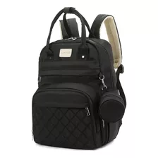 Bolso Pañalera Tipo Morral Multiusos Con Cambiador Portátil 