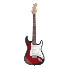 Guitarra Electrica Roja Sombreada Importada