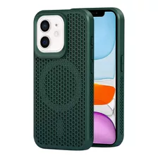 Funda De Disipación Verde Oscuro Para iPhone 11