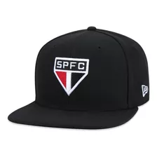 Boné New Era Aba Reta 950 Snapback São Paulo Basic Preto