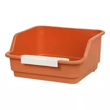 Caja De Arena Para Mascotas Con Tapa Abierta, Contenedor De