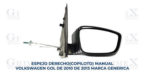 Espejo Volkswagen Gol 2010-10-2011-2012-2013-13 Ore Foto 10