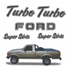 Kit Adesivos Ford F1000 93/95 Turbo Super Serie Preto