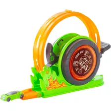 Pista Com Carrinho Radical Looping Com Lançador Mega Pop