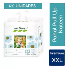 Pañales Ecológicos Pull Up Premium Nateen Xxl 160 Unidades