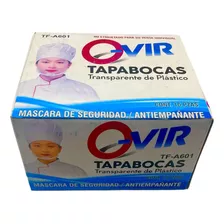 50 Tapabocas Plástico, 5 Cajas Con 10 Piezas En 4 Colores