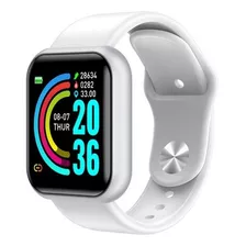 Relógio Smartwatch Android Ios Inteligente D20 Bluetooth Caixa Branco