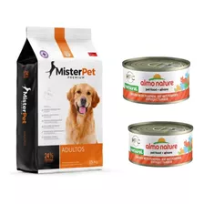 Ración Perro Mister Pet 20kg+ Almo 2 Unidades+envío Gratis