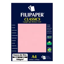 Papel A4 Casca De Ovo Rosa 180g