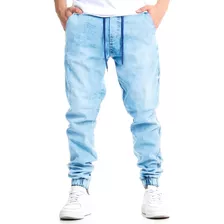 Calça Masculina Jeans Jogger De Marca C/ Elástico Promoção