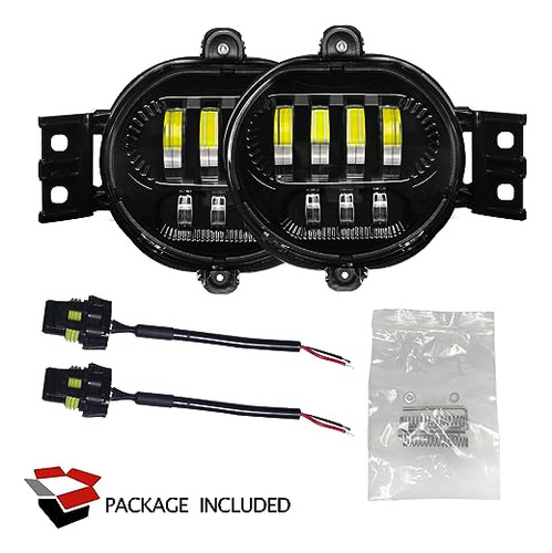 Roadandlord Para Dodge Ram 1500 Luces Led De Niebla De Foto 9