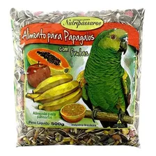 Ração Alimento Para Papagaios C/ Frutas, Nutripassaros - 1 K