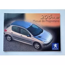 Manual Do Proprietário Peujeot 206 Ano 2001 - Ótimo Estado