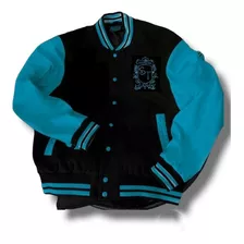 Chaqueta Tipo Universitaria Broche O Cierre Flee O Drill 08