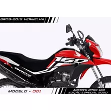 Kit Adesivo Faixa Honda Nxr Bros 160 2020 Edição Especial