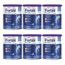 Fortini Plus Kit 6 Latas Baunilha 400g Danone