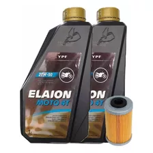 Kit Service Filtro Aceite Bajaj Rouser Ns 200 + Elaion 20w50