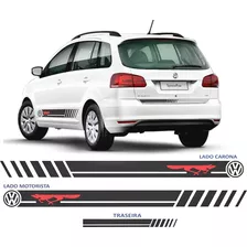 Adesivo Faixa Volkswagen Spacefox Lateral E Traseiro