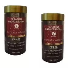 2 Parafina Chocolate Amêndoas Bronzeamento Natural Duotrato