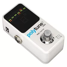 Afinador De Pedal De Guitarra Electrónico Tc (polytune 3 Min