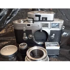 Leica M3 Doble Stroke 1955 Nº754599, Summaron 35mm E Outros