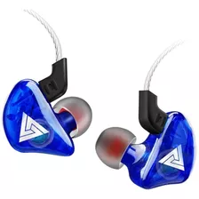 Fone Original Qkz Ck5 Hi-fi Hi Res Audio Alta Qualidade Azul