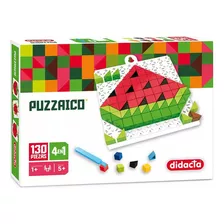 Puzzle Encastrable Didacta Puzzaico Sandia 130 Piezas 