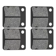 2 Pares Pastilhas De Freio Para Yamaha Atv Yfm 400 450 4x4