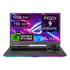 Asus Rog Strix G17, Ryzen 9, 16gb, 1tb Ssd, Rtx3060, 17.3p