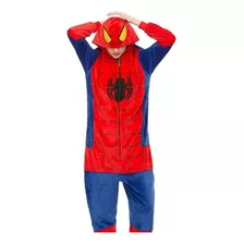  Fantasia Homem Aranha - Pijamas Kigurumi Macacão Pelúcia