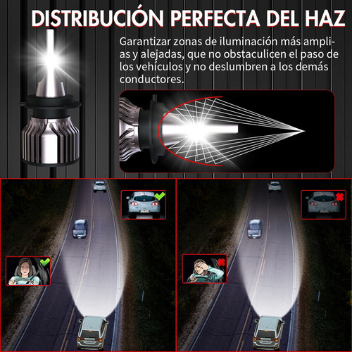 Kit De Faros Led 11000lm Para Luz Alta Y Baja Para Hyundai Foto 6