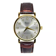 Reloj Hombre Original Bazz Resistente Al Agua Caballero Piel