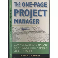 The One Page Project Manager