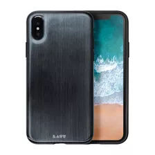 Estuche Para iPhone X Laut Huex Metallics En Negro