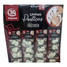 Unha Postiça Premium Cart C/ 24 Pct (576 Pç) Branca Atacado