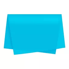 Papel De Seda Pacote Com 100 Folhas 48x60cm Atacado Pipa Cor Azul-claro