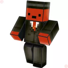 Boneco Kadu 35 Cm Articulado Minecraft Streams Gamer Skin