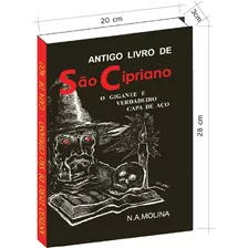 Antigo Livro De São Cipriano Gigante E Verdadeiro Capa Aço