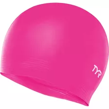 Gorro De Natación Tyr Rosa Fluorescente